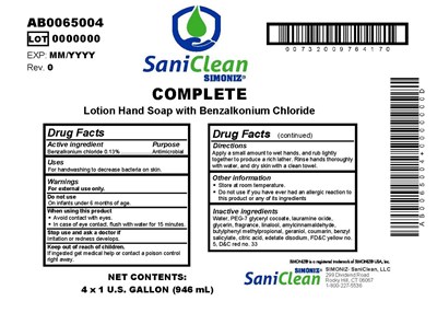 Case Label (Complete Hand Soap With Bkc (004   1g Case) Rev. 0)